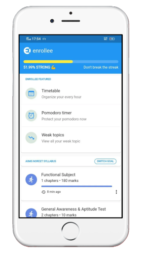 enrollee-app-screenshot-home-page